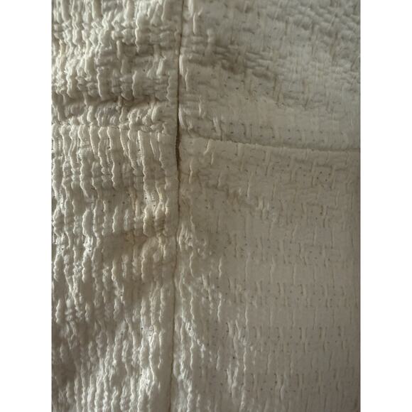 NWT Indikah Crinkle White Bodycon Dress Cut Out Top Maxi Medium - Picture 11 of 12